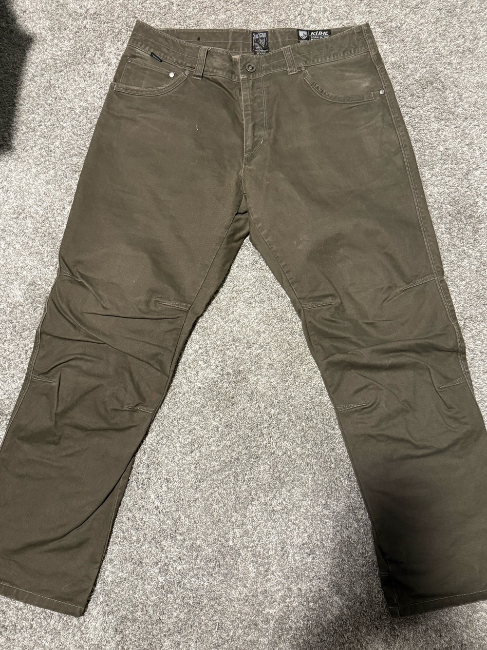 Kuhl Rydr Men’s Pants 34x30 Gray/Olive Green
